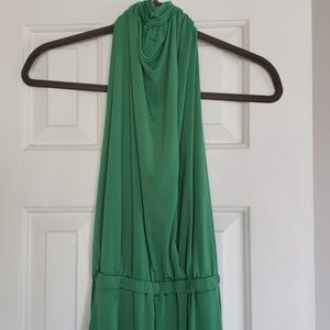 Green jumpsuit